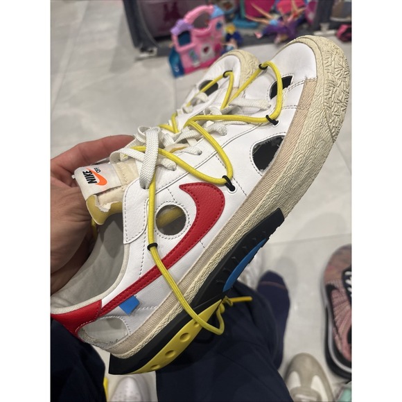 Nike Other - Size 12 - Off-White x Nike Blazer Low White University Red
